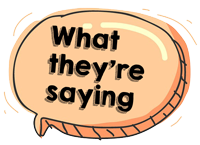 what they're saying